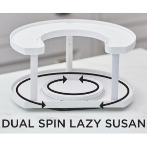 Спецівниця Spice Spinner Two-Tiered Spice Organizer, Поворотна підставка для спецій, Карусель для спецій