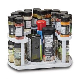 Спецівниця Spice Spinner Two-Tiered Spice Organizer, Поворотна підставка для спецій, Карусель для спецій