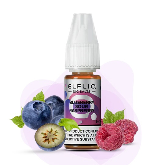 Рідина ELFLIQ 30мл 5%. Чорниця кисла малина (Blueberry Sour Raspberry)