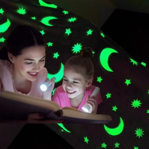 Плед, що світиться в темряві, плюшеве покривало Blanket kids Magic Star 150х100 см флісова ковдра Pink