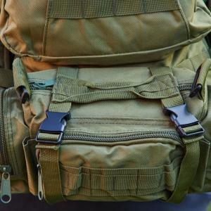 Сумка - підсумок тактична поясна Tactical військова, сумка нагрудна з ременем на плече 5 літрів кордура хакі
