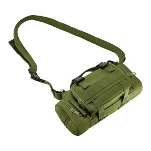 Сумка - підсумок тактична поясна Tactical військова, сумка нагрудна з ременем на плече 5 літрів кордура хакі