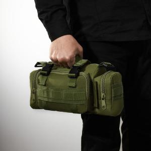 Сумка - підсумок тактична поясна Tactical військова, сумка нагрудна з ременем на плече 5 літрів кордура хакі