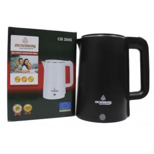Електрочайник Crownberg CB-2845 дисковий 1.8л 1800Вт Black