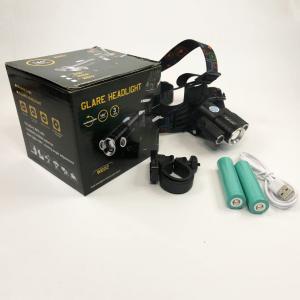Ліхтар налобний W602-T6-2XPE Bike з велокріпленням 2x18650, світлодіодний ліхтар на лоб, надпотужний
