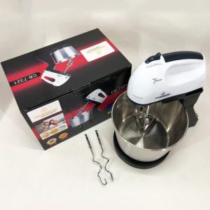 Міксер CROWNBERG CB-7321 з чашею/метал, міксери з чашею, міксер тістоміс для дому, кухонний стаціонарний