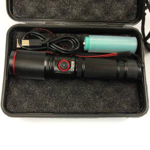 Ліхтар переносний P520-P50, ЗУ Type-C, 1x18650/3xAAA, zoom, індикація заряду, ремінець, Водонепроникний