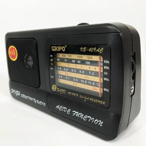 Радіоприймач Kipo KB-409AC потужний радіо FM c usb живлення від батареї R20 або від мережі