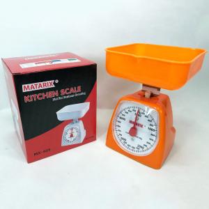 Ваги кухонні механічні MATARIX MX-405 5 кг, Ваги для кухні для продуктів Orange