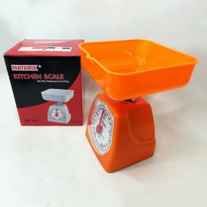 Ваги кухонні механічні MATARIX MX-405 5 кг, Ваги для кухні для продуктів Orange