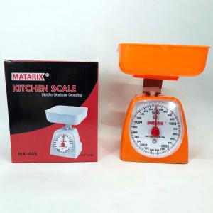 Ваги кухонні механічні MATARIX MX-405 5 кг, Ваги для кухні для продуктів Orange
