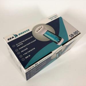Відпарювач портативний SeaBreeze SB-001, парова щітка відпарювач, компактний White