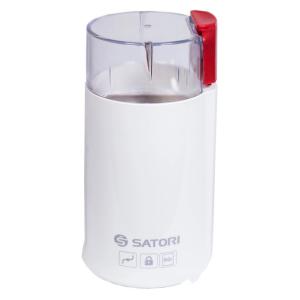 Електрична кавомолка SATORI SG-1802-RD, електрична кавомолка для роторної турки. Колір: білий
