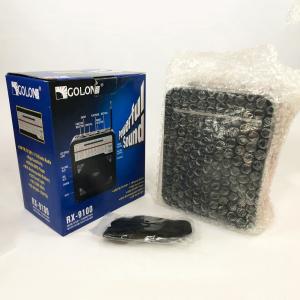 Радіоприймач GOLON RX-9100 USB+SD Радіо з ліхтарем, Ретро радіо, FM передавач. Колір: червоний