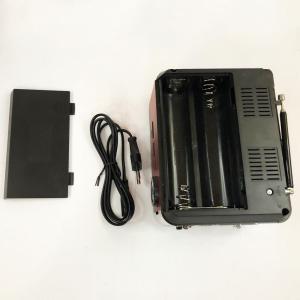Радіоприймач GOLON RX-9100 USB+SD Радіо з ліхтарем, Ретро радіо, FM передавач. Колір: червоний
