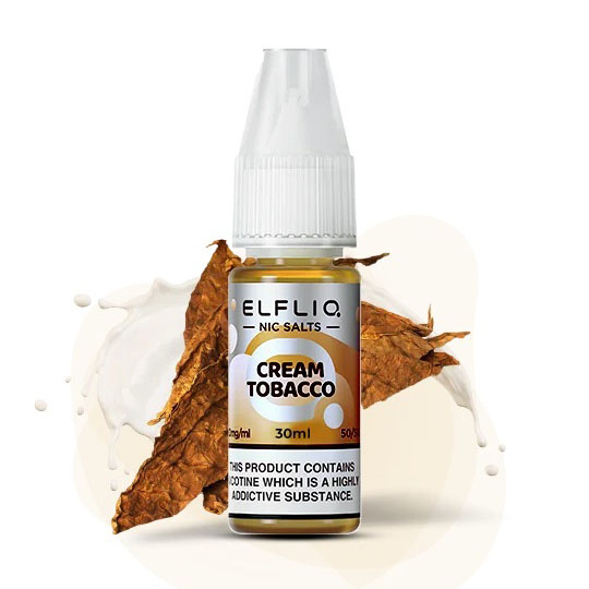 Рідина ELFLIQ 30мл 5%. Крем Тютюн (Cream Tobacco)