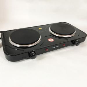 Настільна плита електрична Sea Breeze SB-064 2000 Вт, переносна настільна електроплита Black