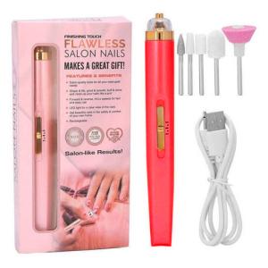 Фрезер для манікюру та педикюру Flawless Salon Nails, машинка для зняття манікюру Red