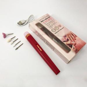 Фрезер для манікюру та педикюру Flawless Salon Nails, машинка для зняття манікюру Red