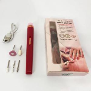 Фрезер для манікюру та педикюру Flawless Salon Nails, машинка для зняття манікюру Red