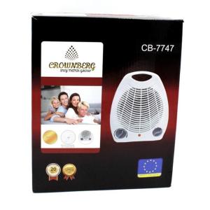 Тепловентилятор Crownberg CB-7747 ветродуйка до 18 кв.м. 2000Вт підлогова та настільна + 3 режими роботи