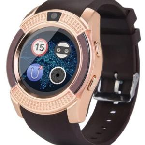 Розумні смарт-годинник Smart Watch V8. Колір: коричневый