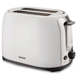 Тостер MAGIO MG-272W 750 Вт, тостер кухонний, тостери для дому, тостерниця, сендвіч-тостери. Колір: білий
