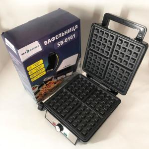 Електровафельниця для бельгійських вафель SeaBreeze SB-0101 1200 Вт, Якісна вафельниця для вафель