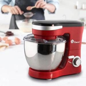 Міксер-тестоміс планетарний Domotec MS-1368 на 6 швидкостей 3 насадки чаша 4л 1500Вт