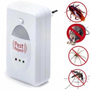 Ультразвуковий відлякувач гризунів мишей щурів та тарганів Pest Reject HK02 від мережі, смерть гризунам