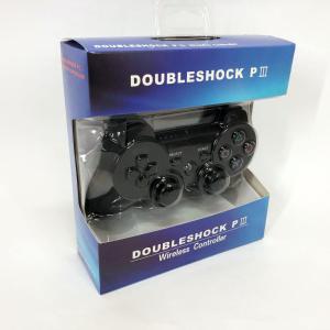 Бездротовий ігровий геймпад Doubleshock PS3/PC акумуляторний джойстик з функцією вібрації. Колір: чорний