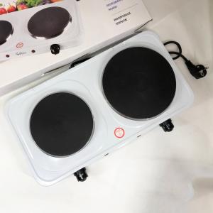 Плитка електрична Suntera DP-1935W, 2500W, 2 конфорки різного діаметру, 2 конфорки White
