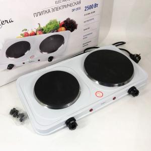 Плитка електрична Suntera DP-1935W, 2500W, 2 конфорки різного діаметру, 2 конфорки White