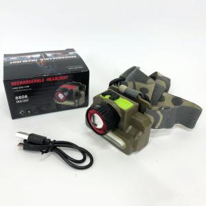 Ліхтар налобний Police 8808/6908-XPE+COB, micro USB, вбудований акумулятор, ліхтарик на голову із зарядкою