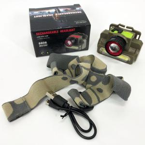 Ліхтар налобний Police 8808/6908-XPE+COB, micro USB, вбудований акумулятор, ліхтарик на голову із зарядкою