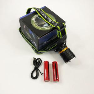 Налобний ліхтар Police BL-8003-P50 з датчиком руху та USB заряджанням для активного відпочинку