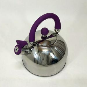 Чайник Unique із свистком UN-5302 2.5 л, гарний чайник для газової плити Purple