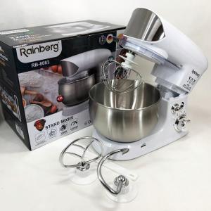 Електричний планетарний міксер тістоміс Rainberg RB-8083 3200Вт з насадками White