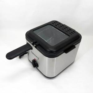 Фритюрниця для дому Rainberg RB-2219 з терморегулятором та знімною чашею електрофритюрниця міні фритюрниця