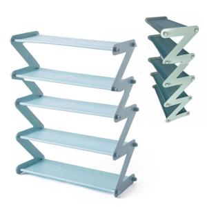 Полиця для взуття органайзер компактний стійка Shoe Rack YH 8802 зберігання речей та взуття 5 полиці