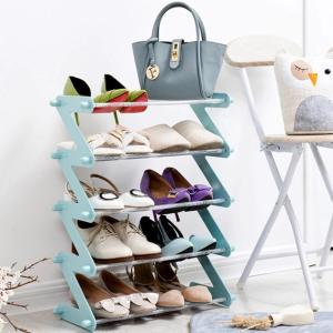 Полиця для взуття органайзер компактний стійка Shoe Rack YH 8802 зберігання речей та взуття 5 полиці