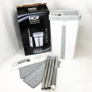Швабра велика з відром комплект Scratch Cleaning Easy Mop з автоматичним віджиманням та складною ручкою
