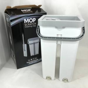 Швабра велика з відром комплект Scratch Cleaning Easy Mop з автоматичним віджиманням та складною ручкою