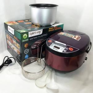 Мультиварка Rainberg RB-6207 З Фритюрницею, 12 Програм, скороварка пароварка мультиварка Brown
