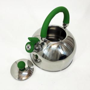 Чайник Unique со свистком UN-5302 2.5 л, хороший чайник со свистком, чайник на плиту Green