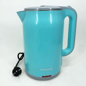 Чайник електричний Rainberg RB-2247 2000Вт 2 л, тихий електричний, безшумний чайник Blue