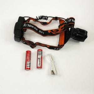 Ліхтар налобний Police BL-2189 T6 (MicroUSB), універсальний, з оптичним зумом, водонепроникний ліхтар