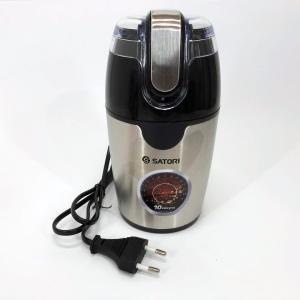 Кавомолка SATORI SG-2510-SL, електрична кавомолка подрібнювач, кавомолка потужна, подрібнювач зерен