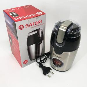Кавомолка SATORI SG-2510-SL, електрична кавомолка подрібнювач, кавомолка потужна, подрібнювач зерен