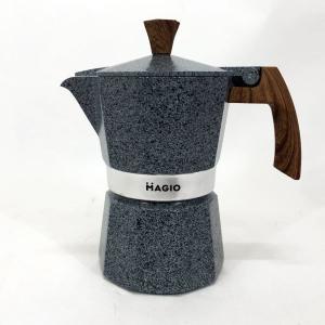 Кафеварка гейзерна Magio MG-1010 150 мл, гейзерна кавоварка для плити, кавник гейзерний